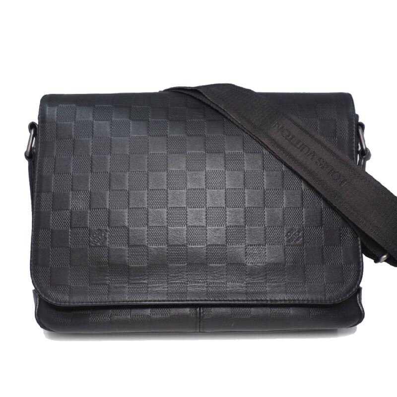 Louis Vuitton N41286 District PM Damier Infini Messenger Bag (SP4194)-0