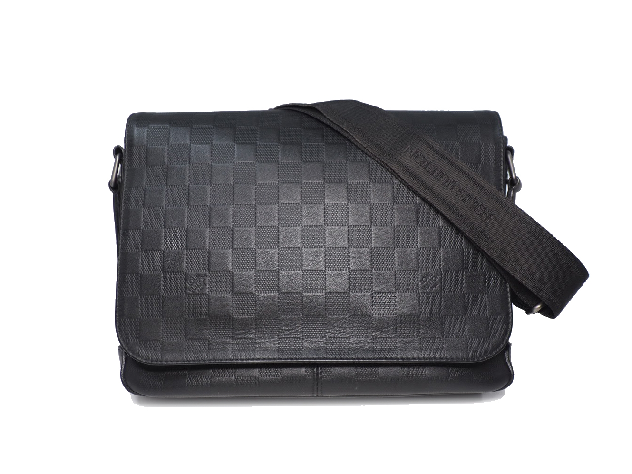 Louis Vuitton N41286 District PM Damier Infini Messenger Bag (SP4194)-0