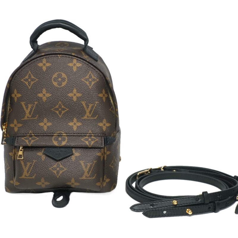 Louis Vuitton M41562 Monogram Canvas Palm Springs Mini Backpack/ Crossbody Bag-0