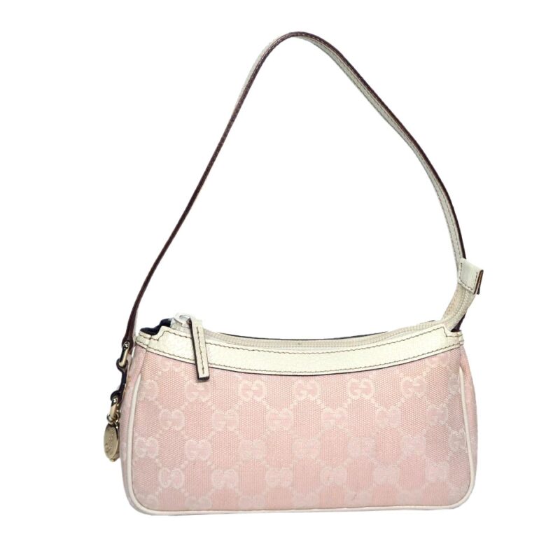 Gucci 154432 Pink GG with Signature Shoes Charm Detail Handbag-0