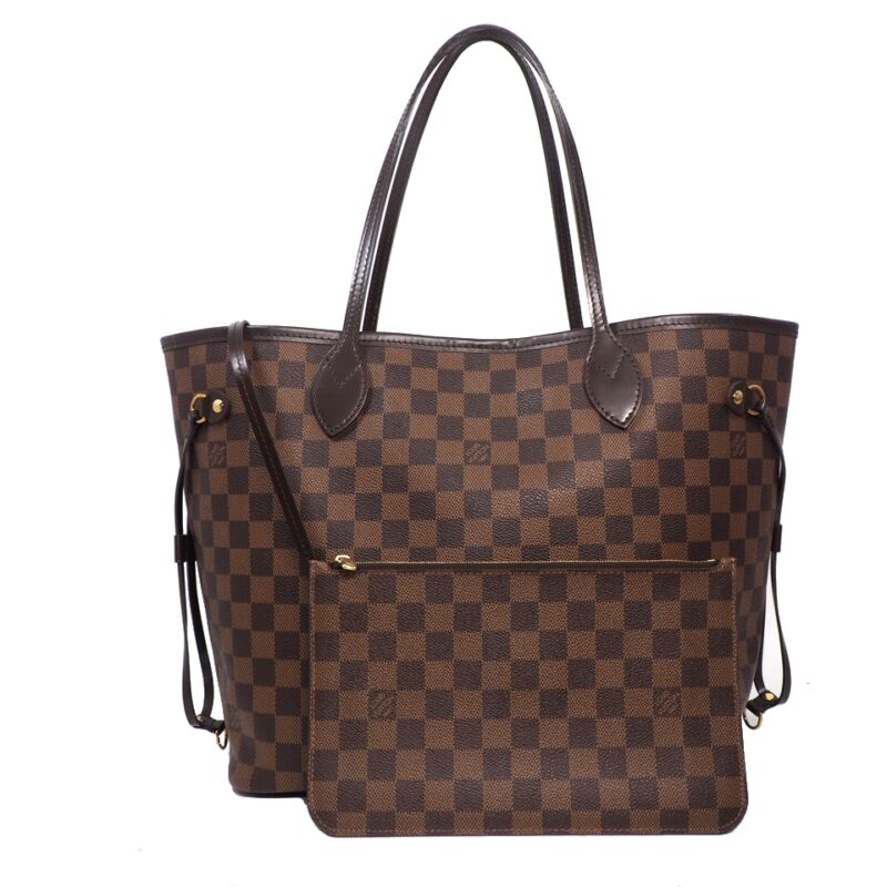 Louis Vuitton N41358 Damier Ebene Neverfull MM (AR1187)-0