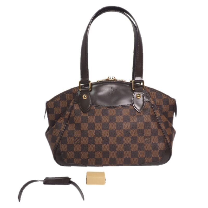 Louis Vuitton N41117 Damier Ebene Verona PM Shoulder Bag (DU0141)-0