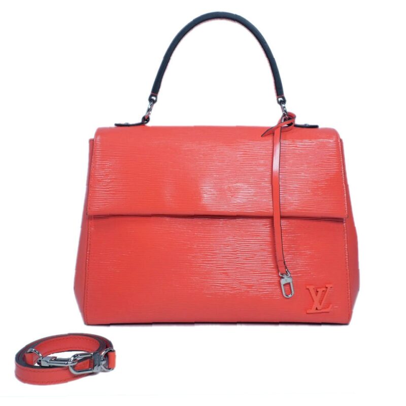 Louis Vuitton M41581 Poppy / Salmon Petal Epi Leather Cluny MM (CA0116)-0
