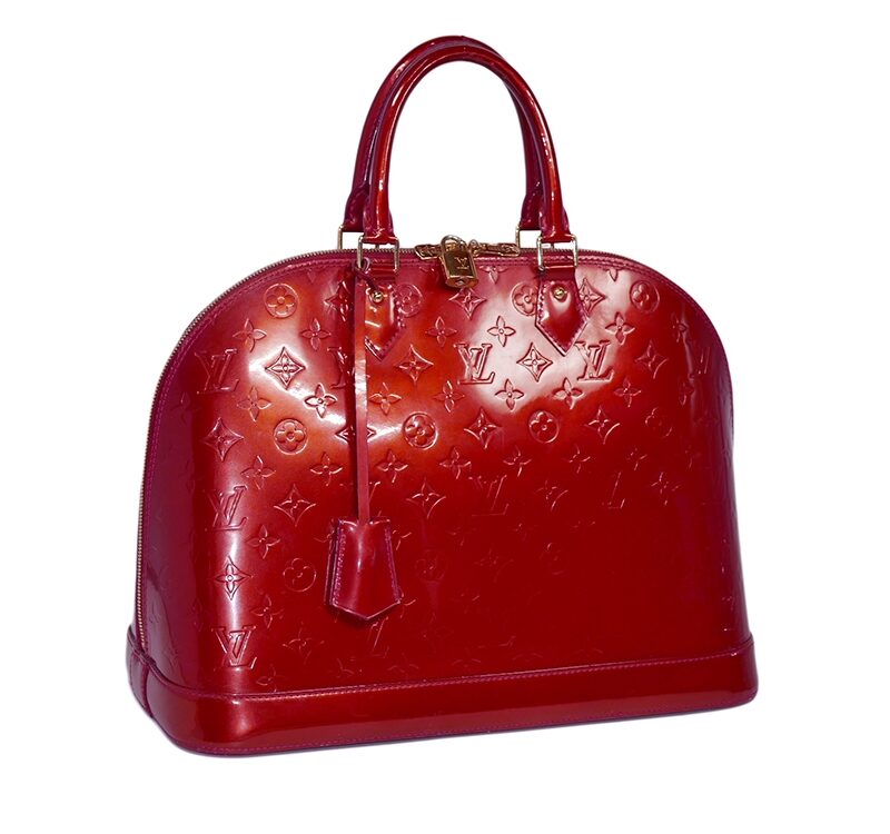 Louis Vuitton M93596 Pomme D'Amour Monogram Vernis Alma MM-0
