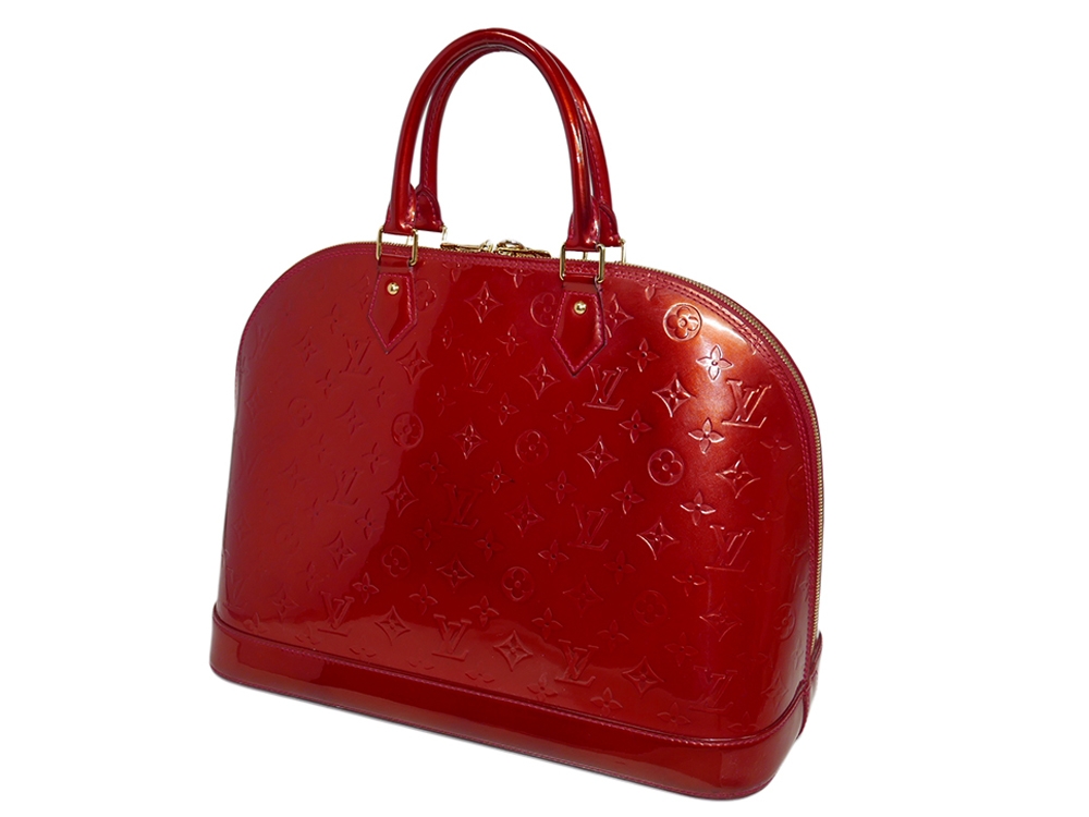 Louis Vuitton M93596 Pomme D'Amour Monogram Vernis Alma MM-38371