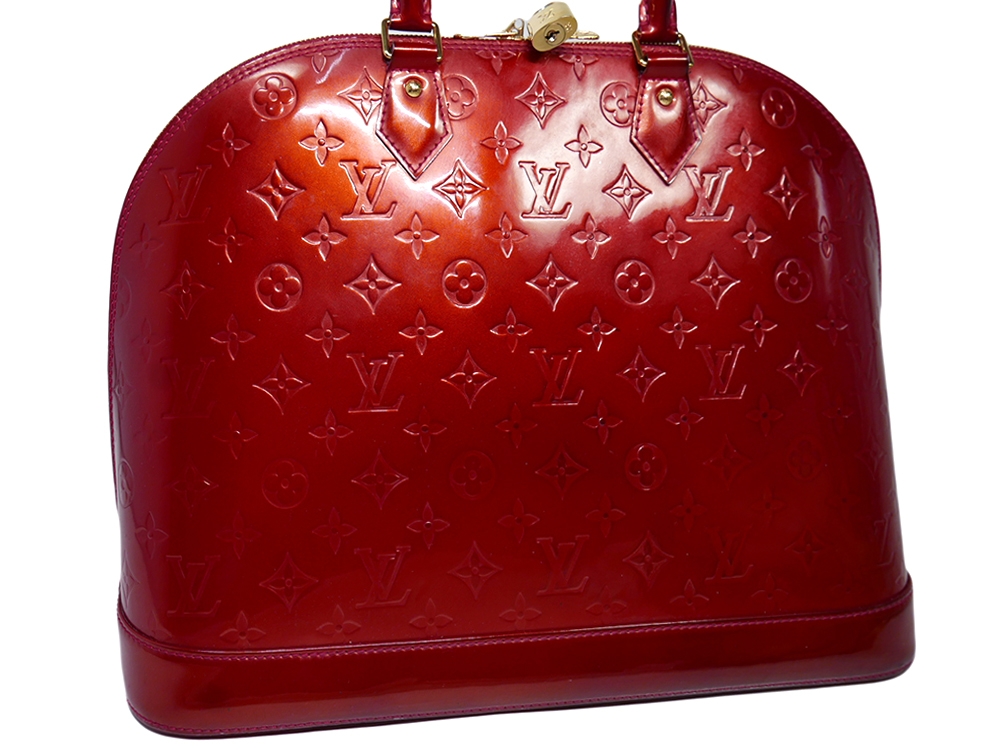 Louis Vuitton M93596 Pomme D'Amour Monogram Vernis Alma MM-38377