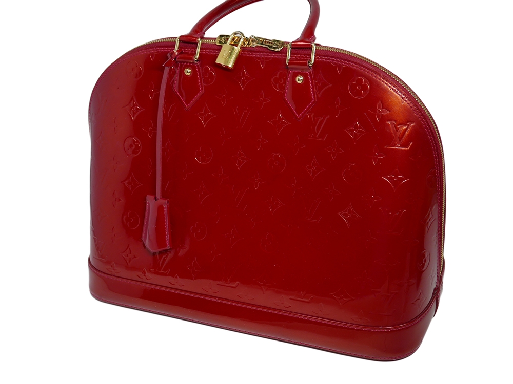 Louis Vuitton M93596 Pomme D'Amour Monogram Vernis Alma MM-38376