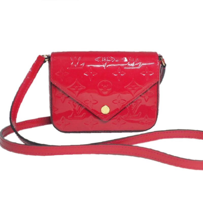 Louis Vuitton M90285 Sac Lucie Vernice Rose Indien Crossbody Sling Bag (SN0155)-0