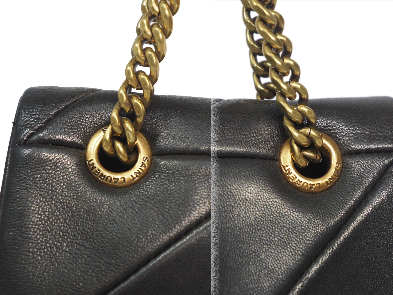 YSL Saint Laural 515821 Jamie Medium " Carre Rive Gauche " in Lambskin Flap Bag-38579