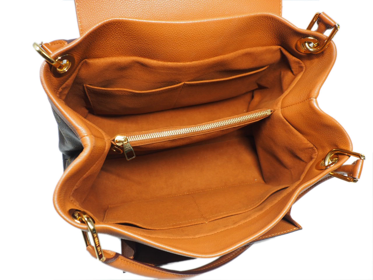 Louis Vuitton M40580 Camel Monogram Canvas Olympe Flap, Push lock Bag (SP0183)-38657