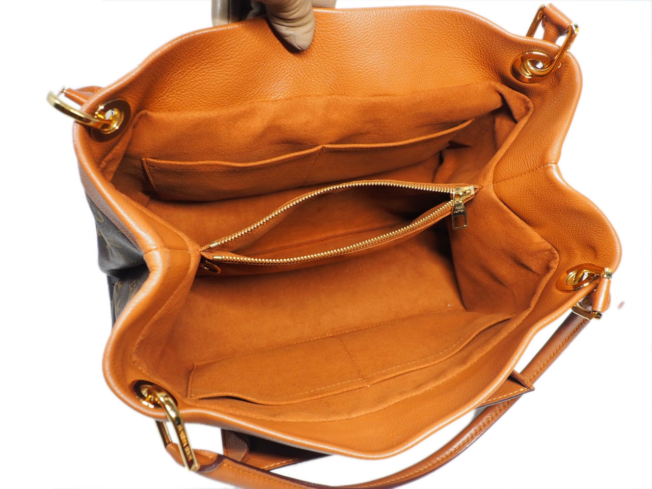 Louis Vuitton M40580 Camel Monogram Canvas Olympe Flap, Push lock Bag (SP0183)-38656