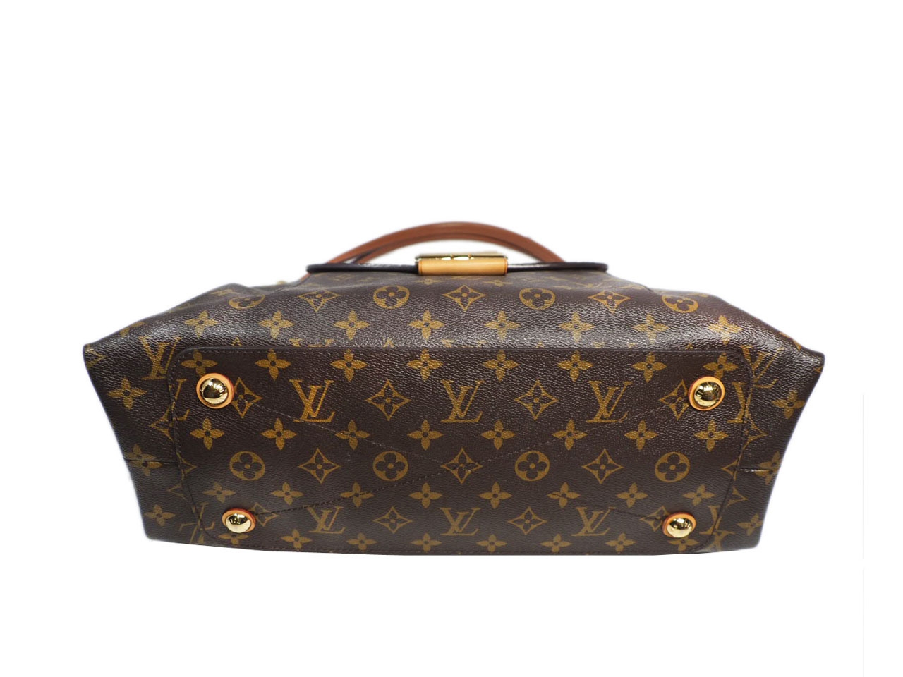 Louis Vuitton M40580 Camel Monogram Canvas Olympe Flap, Push lock Bag (SP0183)-38650