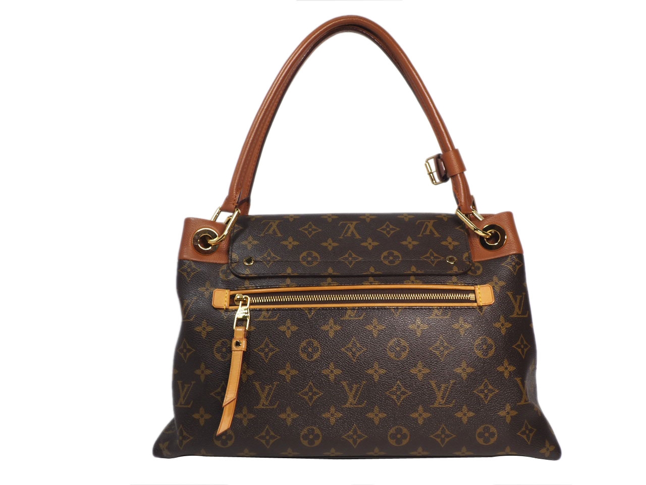 Louis Vuitton M40580 Camel Monogram Canvas Olympe Flap, Push lock Bag (SP0183)-38647
