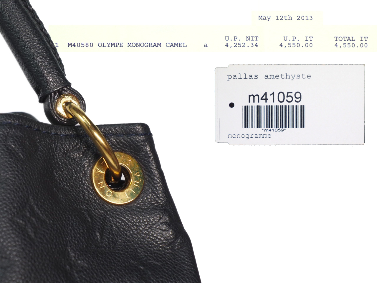 Louis Vuitton M93448 Dark Blue Monogram Empreinte Artsy MM Infini (CA5101)-38676