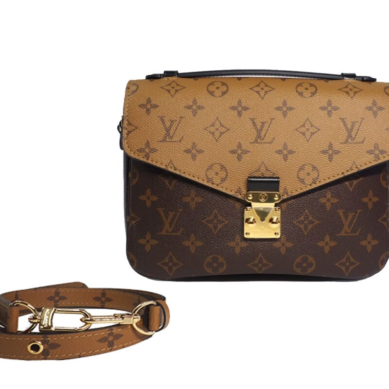 Louis Vuitton M44876 Monogram Reverse Canvas Pochette Metis Messenger Bag-0