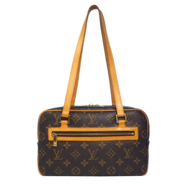 Louis Vuitton M51182 Monogram Canvas Cite MM Bowling Shoulder Bag (TH0032)-0