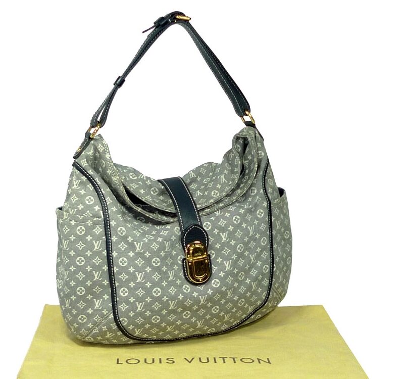 Louis Vuitton M56700 Monogram Idylle Blue/ Grey/ Encre Romance Hobo Shoulder bag-0