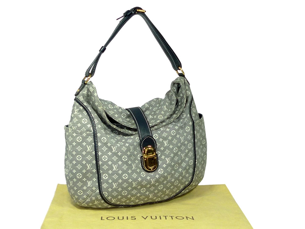 Louis Vuitton M56700 Monogram Idylle Blue/ Grey/ Encre Romance Hobo Shoulder bag-0