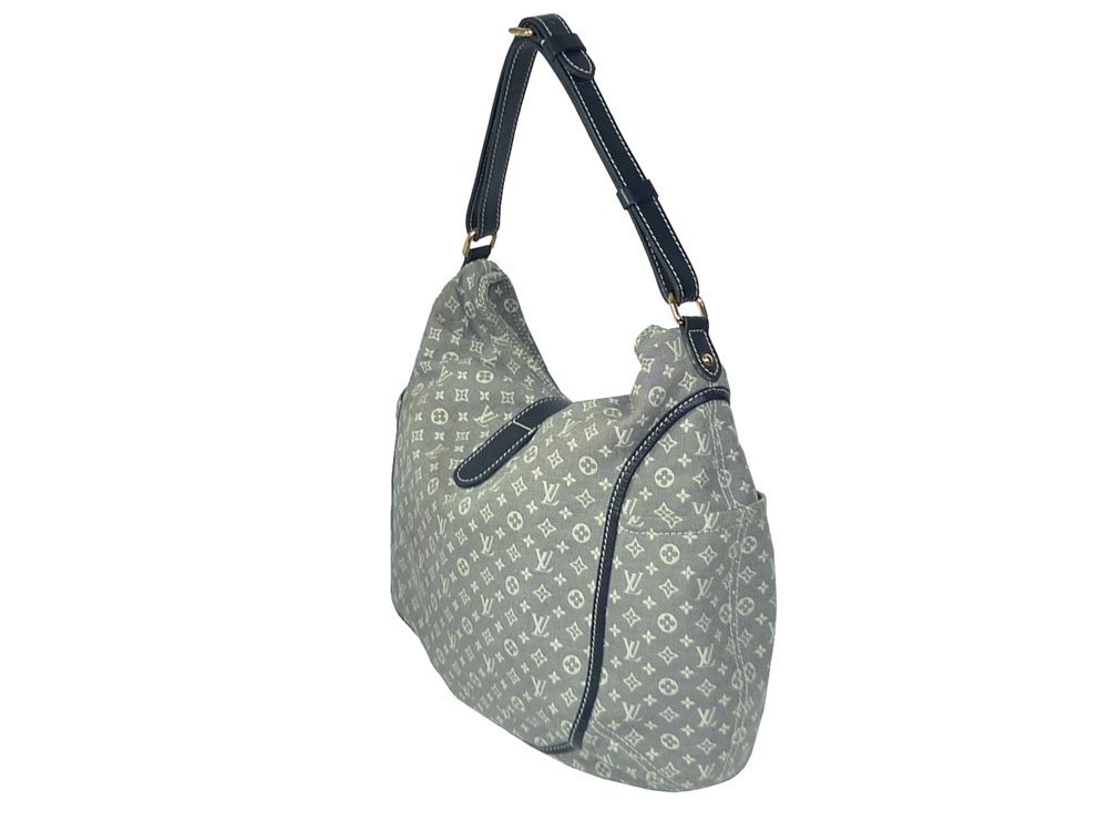 Louis Vuitton M56700 Monogram Idylle Blue/ Grey/ Encre Romance Hobo Shoulder bag-39105