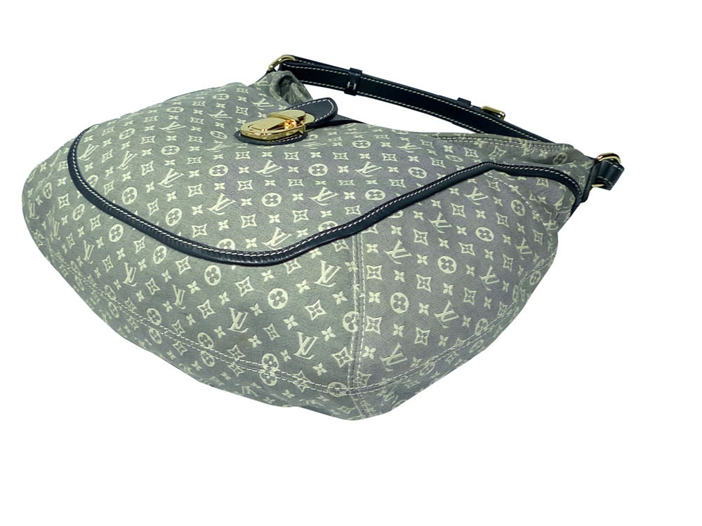 Louis Vuitton M56700 Monogram Idylle Blue/ Grey/ Encre Romance Hobo Shoulder bag-39104