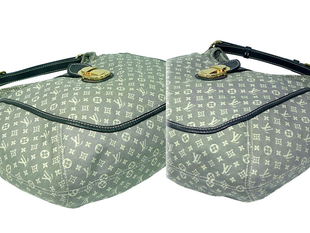 Louis Vuitton M56700 Monogram Idylle Blue/ Grey/ Encre Romance Hobo Shoulder bag-39106