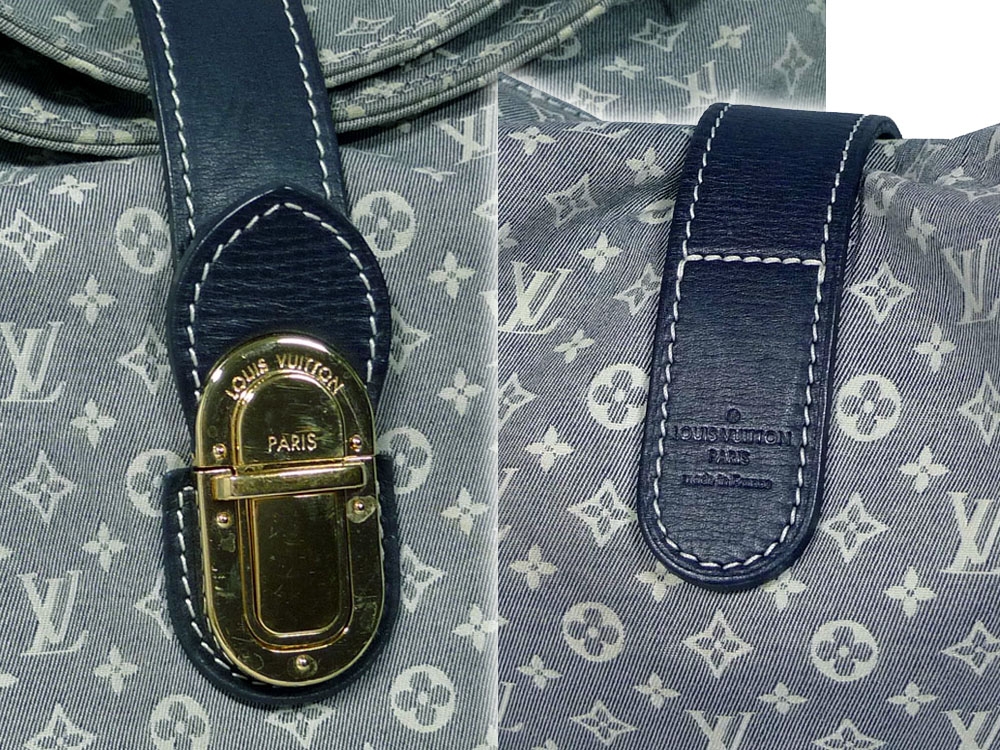 Louis Vuitton M56700 Monogram Idylle Blue/ Grey/ Encre Romance Hobo Shoulder bag-39110