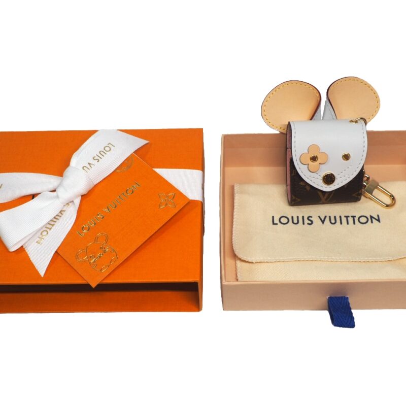 Louis Vuitton Monogram GI0447 Rat Earphones Case for Iphone and all Makes of Handphones -0