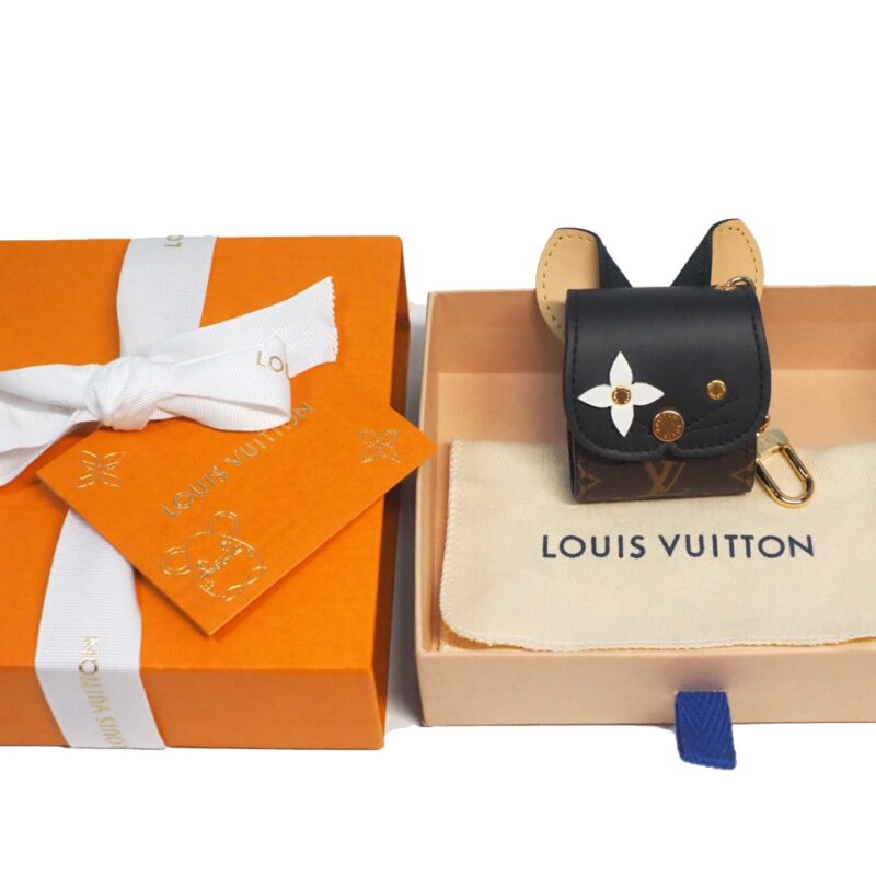 Louis Vuitton Monogram GI0448 Cat Earphones Case for Iphone and all Makes of Handphones -0