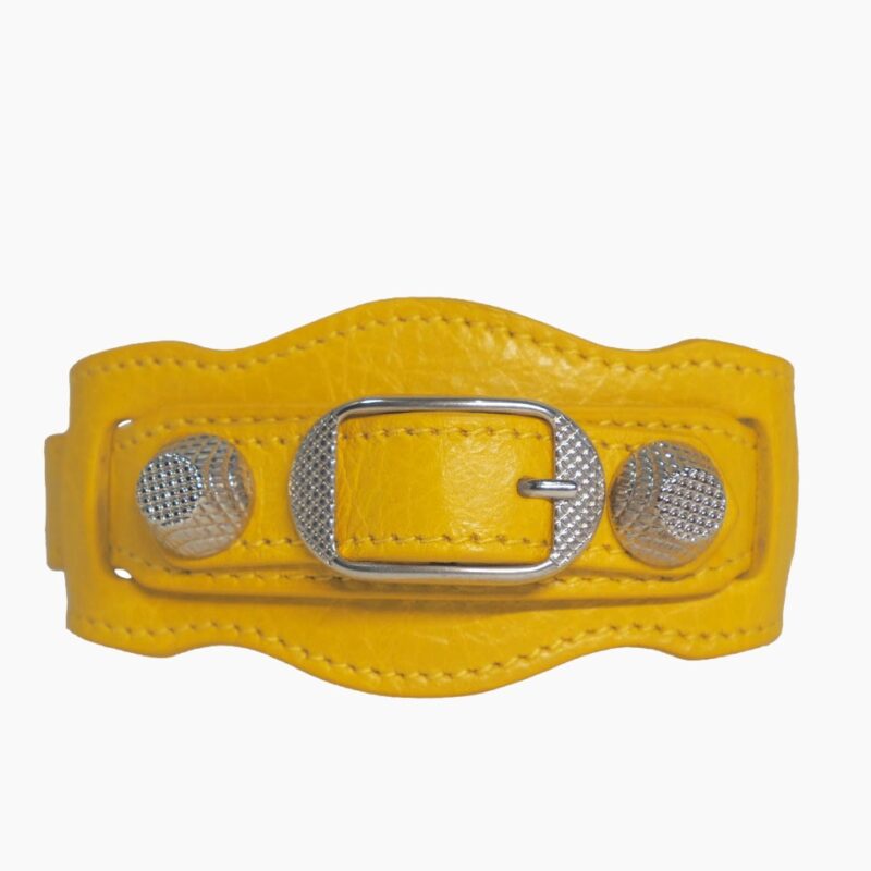 Balenciaga 235380 Yellow Giant Bracelet PHW-0