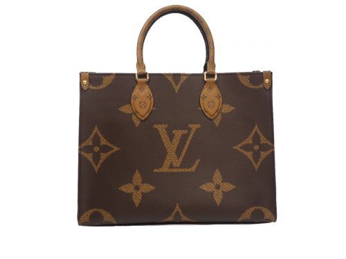 Louis Vuitton Monogram Reverse Canvas M45039 ONTHEGO MM 2-Way Document / Shopping Tote-0