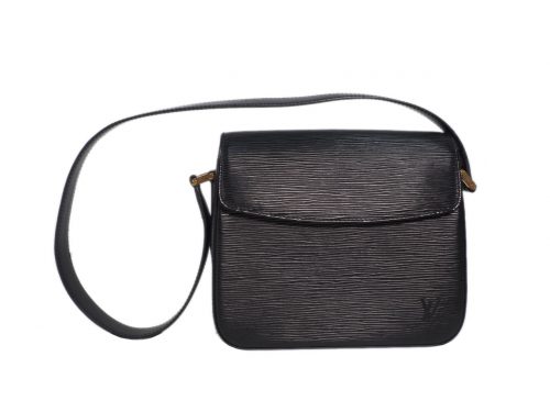 Louis Vuitton M52209 Vintage Black Epi Leather Buci shoulder Bag (SP0090)-0
