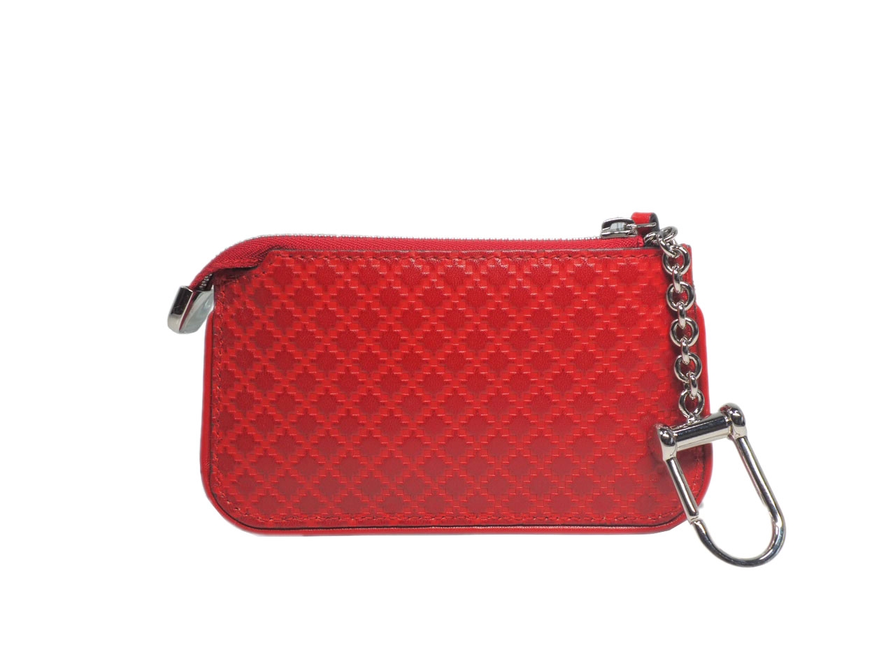 Gucci 250467 Red Leather Diamante Coin /Key Purse Holder-39717