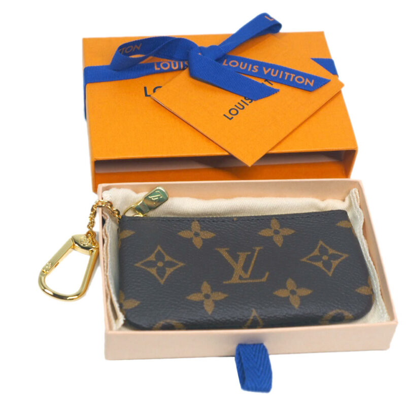 Louis Vuitton M62650 Monogram Canvas Zipper Key Pouch/ Pochette (CT1210)