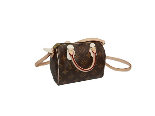 Louis Vuitton M61252 Monogram Canvas Nano Speedy Mini