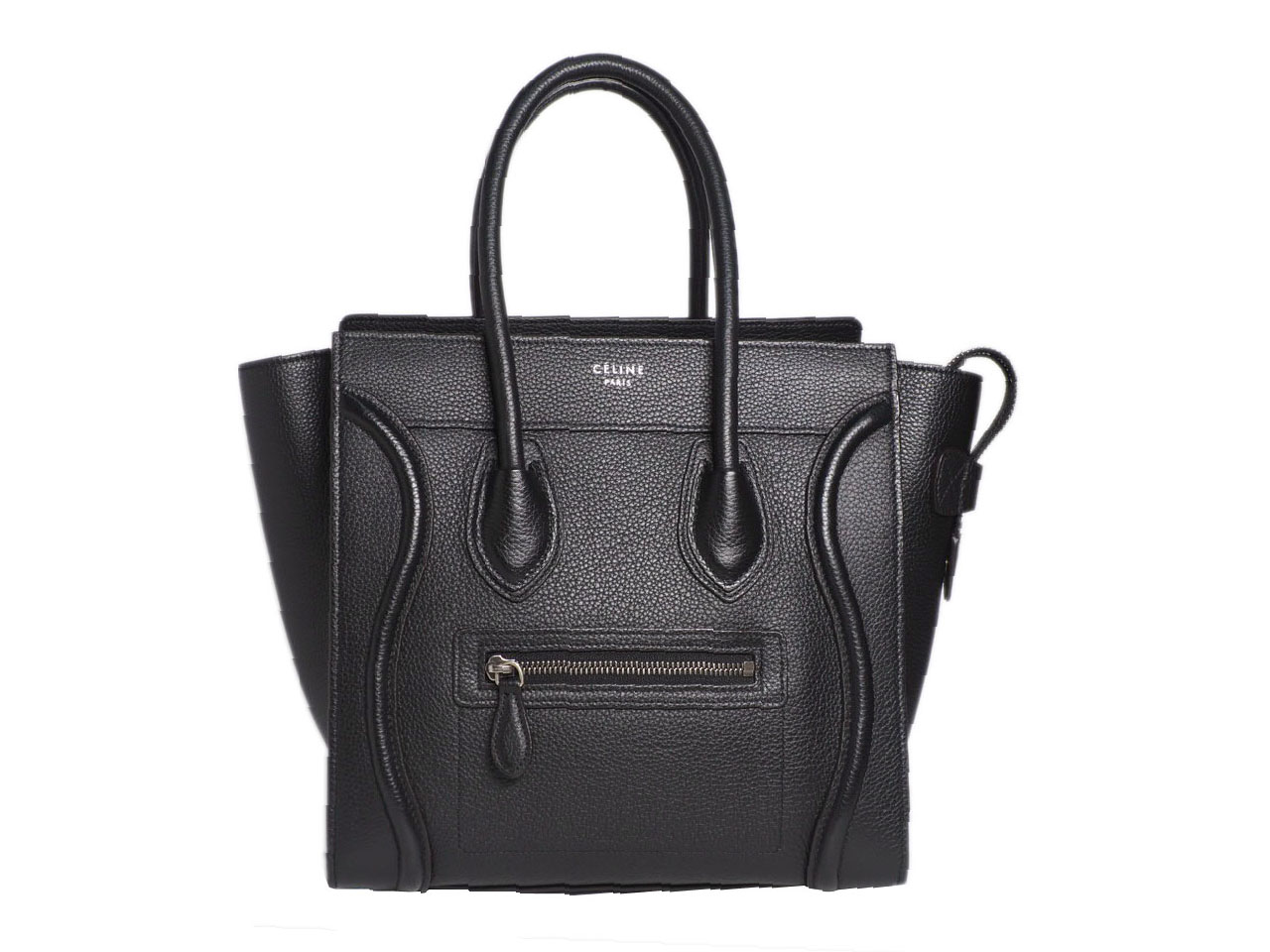 Celine 167793HSC.38NO Black Micro Luggage Tote