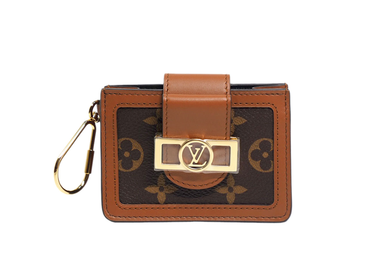 Louis Vuitton M68751 Monogram Reverse Canvas Dauphine key and Multicard Wallet