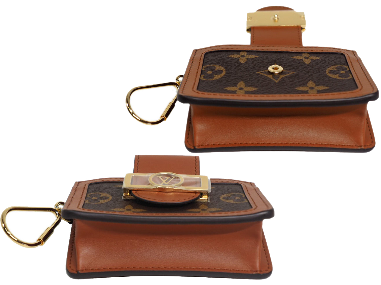 Louis Vuitton M68751 Monogram Reverse Canvas Dauphine key and Multicard Wallet - Image 3