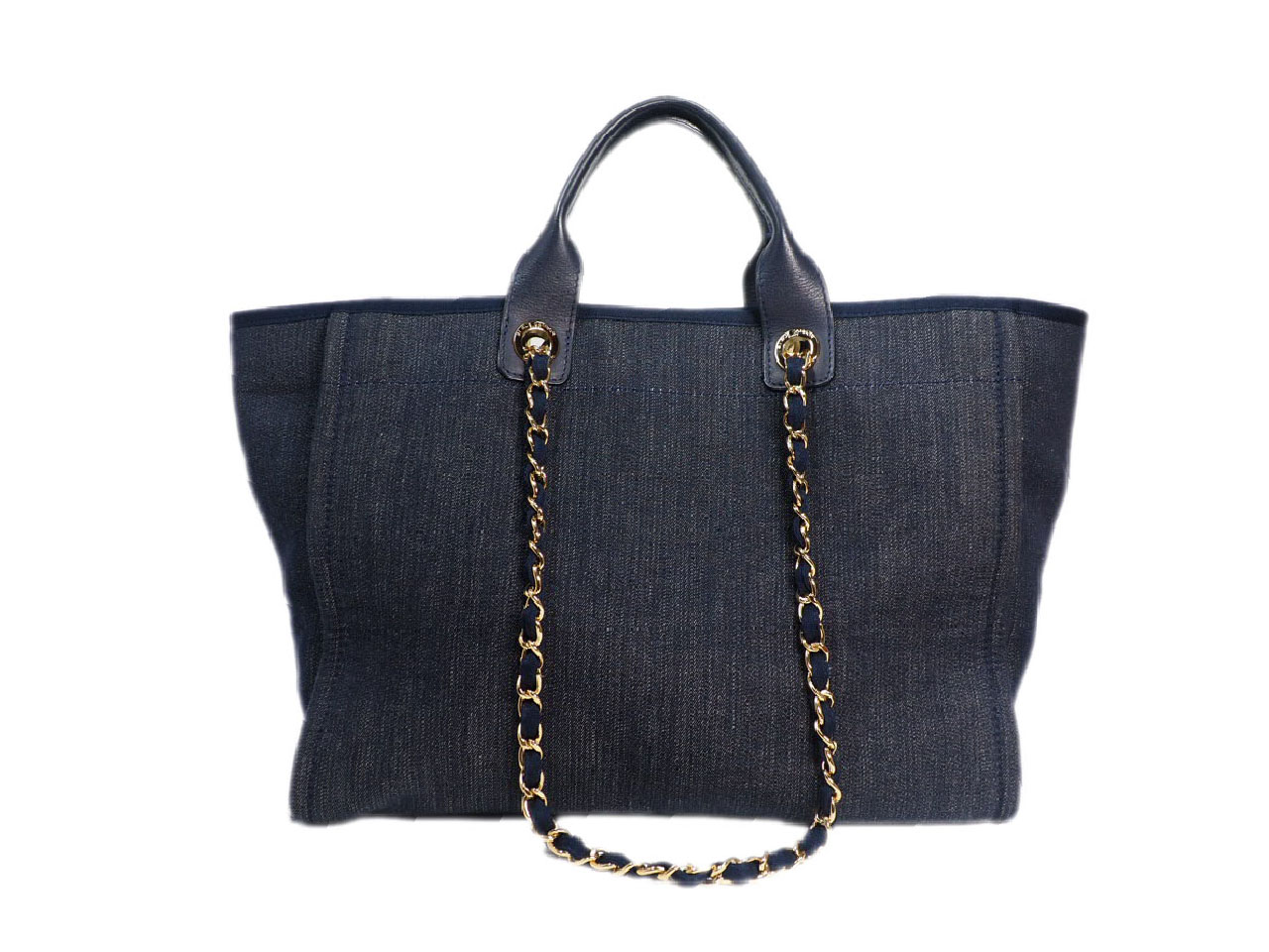 Chanel 176709907 S/S12 Blue Denim Cabas Large Tote - Image 3