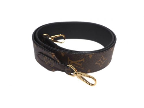 Louis Vuitton J02288 Monogram Canvas/ Black Bandouliere Shoulder Strap