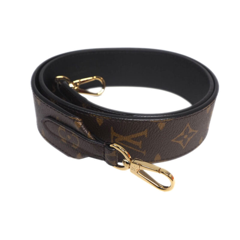 Louis Vuitton J02288 Monogram Canvas/ Black Bandouliere Shoulder Strap