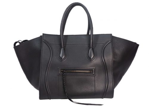 Celine 169953MCC Medium Phantom Luggage Black Calf