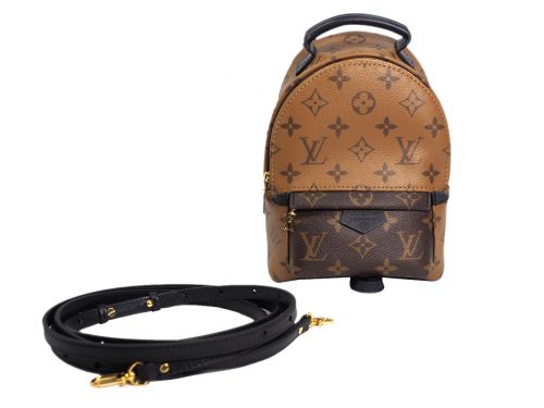 Louis Vuitton M44872 Monogram Reverse Palm Springs Mini Backpack/ Crossbody Bag ( FL2260)