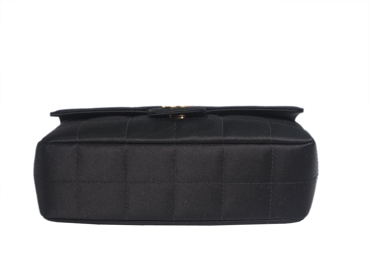 Chanel 11517577 Black Satin Camellia GHW Crossbody Sling Bag - Image 4