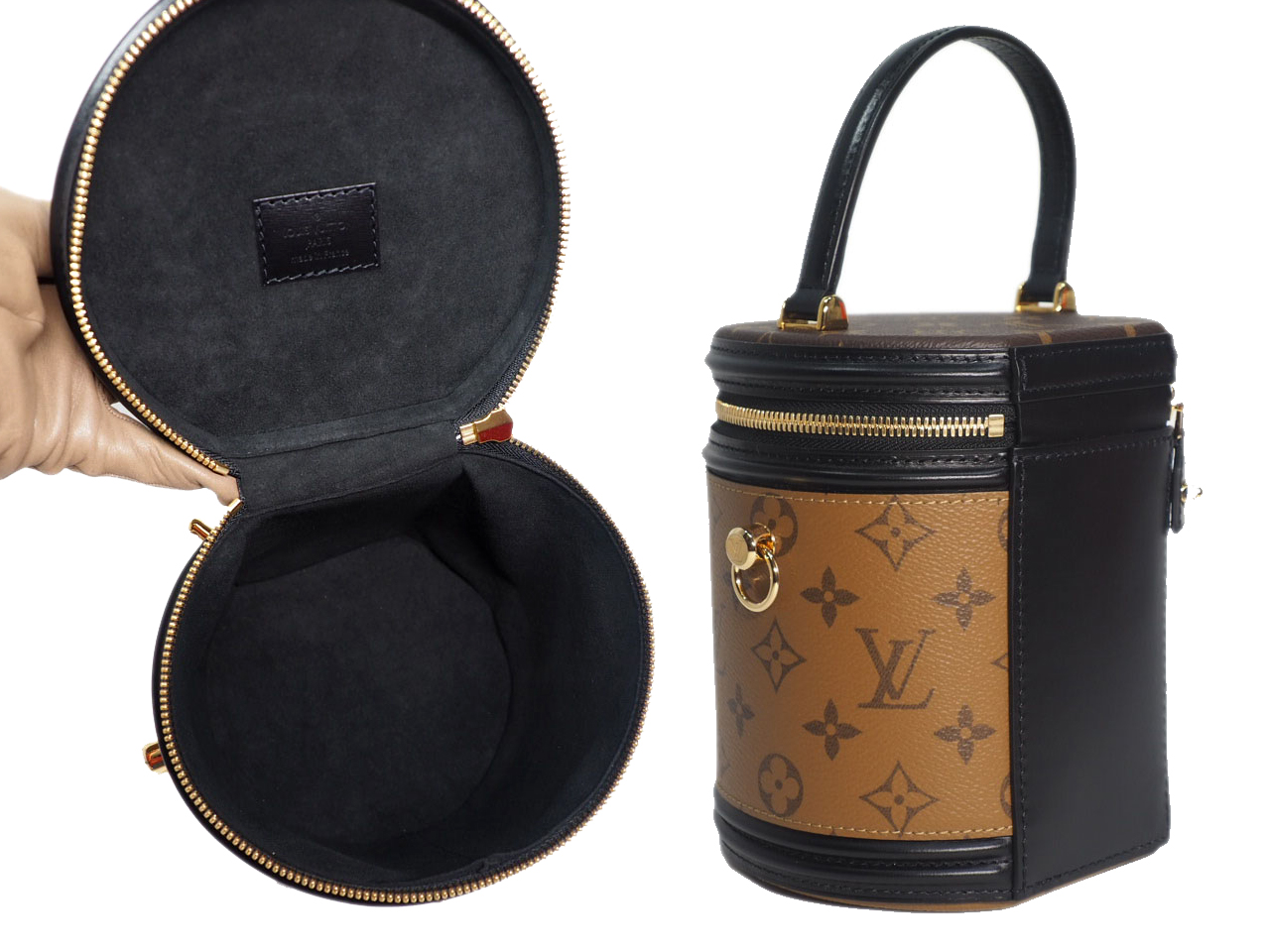 Louis Vuitton M43986 Monogram Reverse Canvas Cannes Crossbody Bag - Image 5
