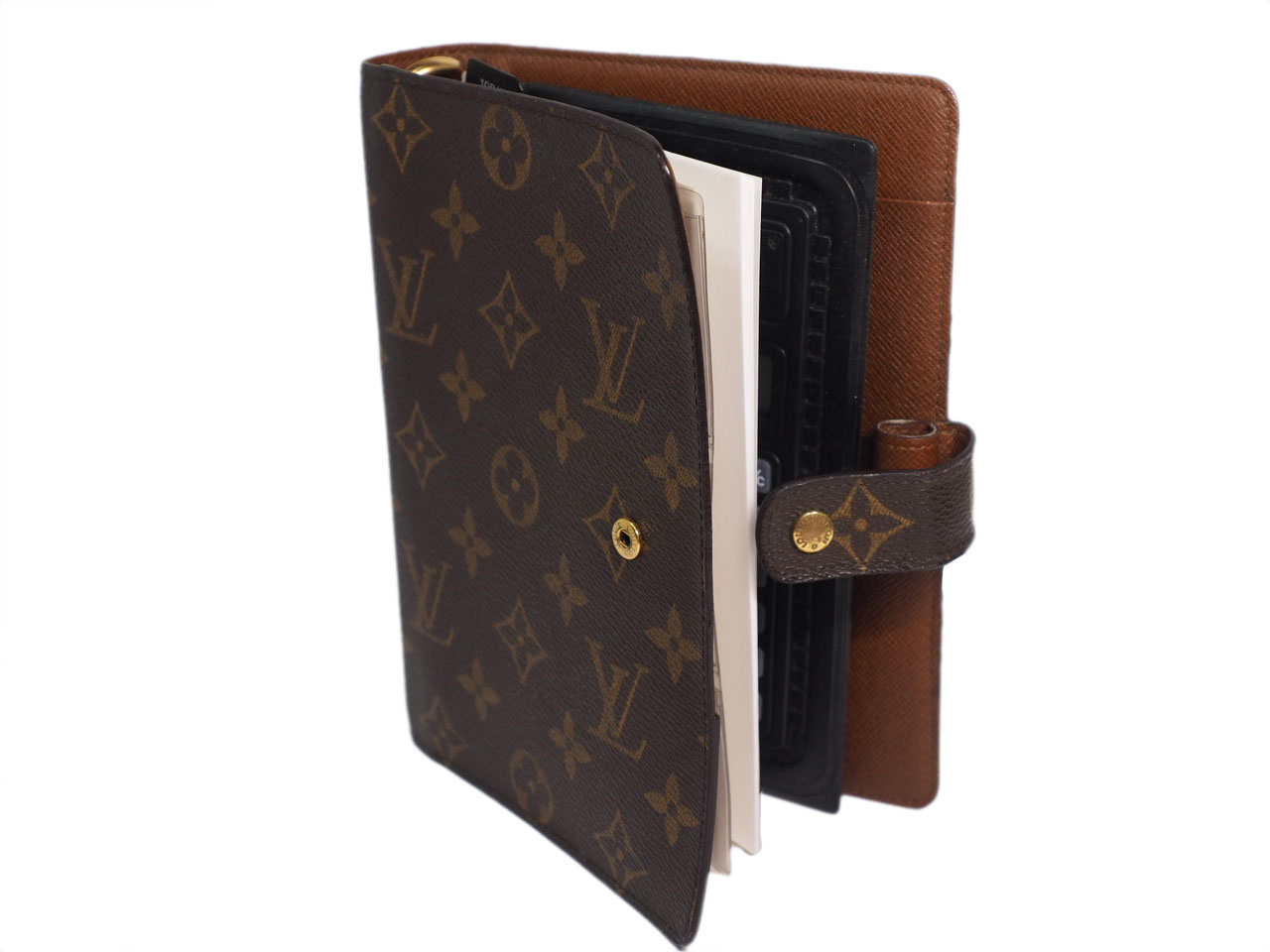 Louis Vuitton R20105 Monogram Canvas Medium Ring Agenda Cover - Image 15