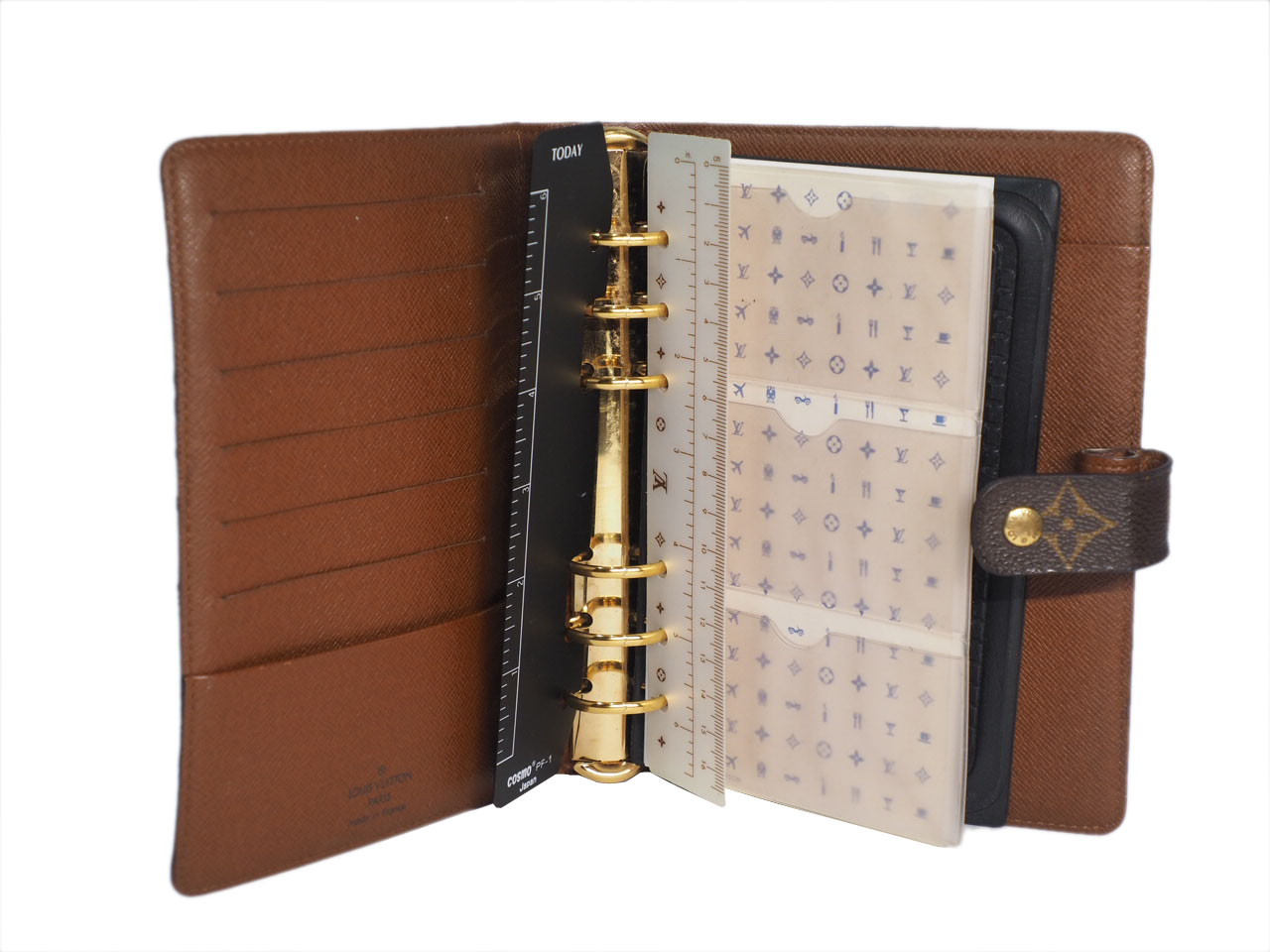 Louis Vuitton R20105 Monogram Canvas Medium Ring Agenda Cover - Image 8