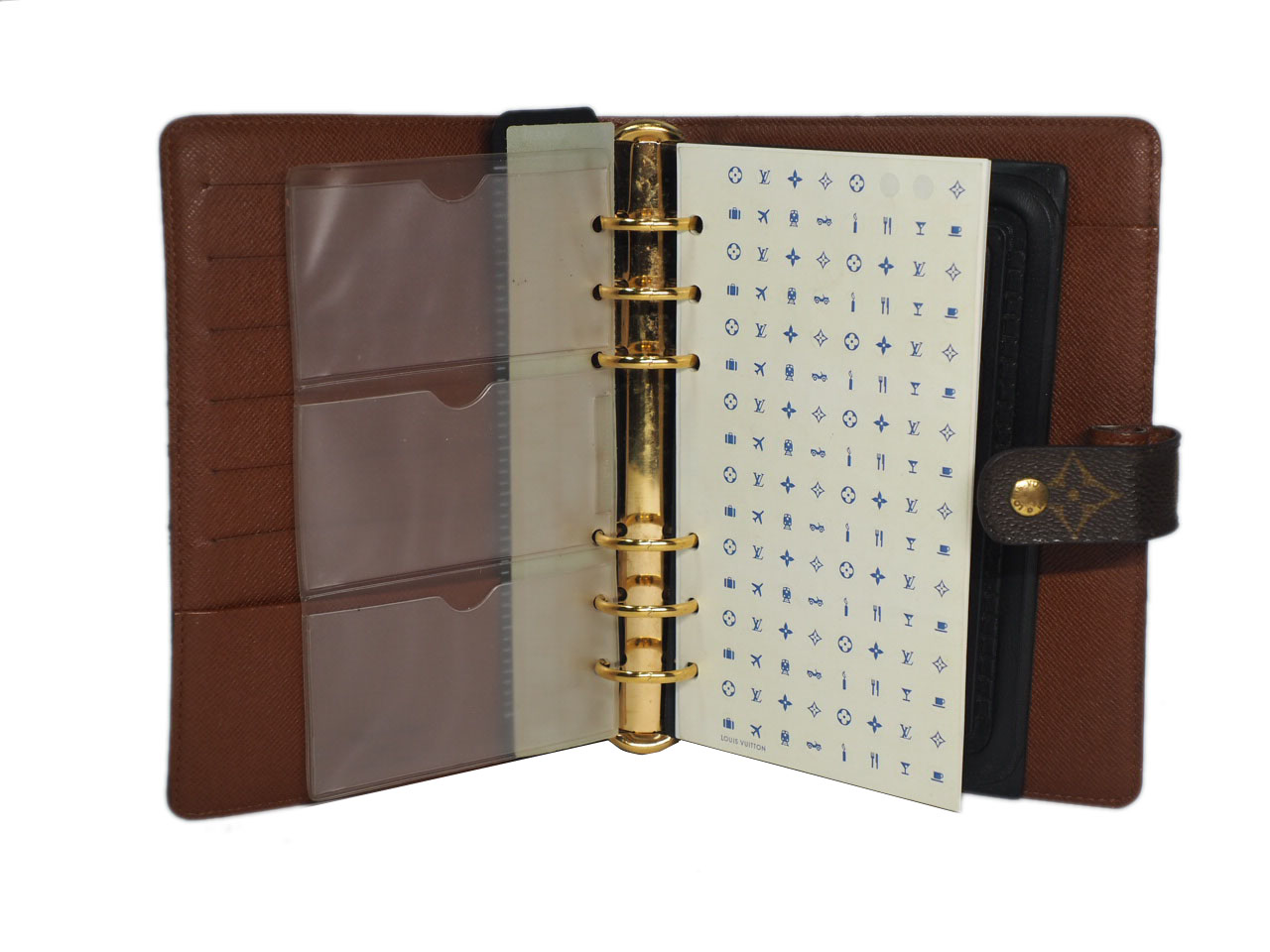 Louis Vuitton R20105 Monogram Canvas Medium Ring Agenda Cover - Image 4
