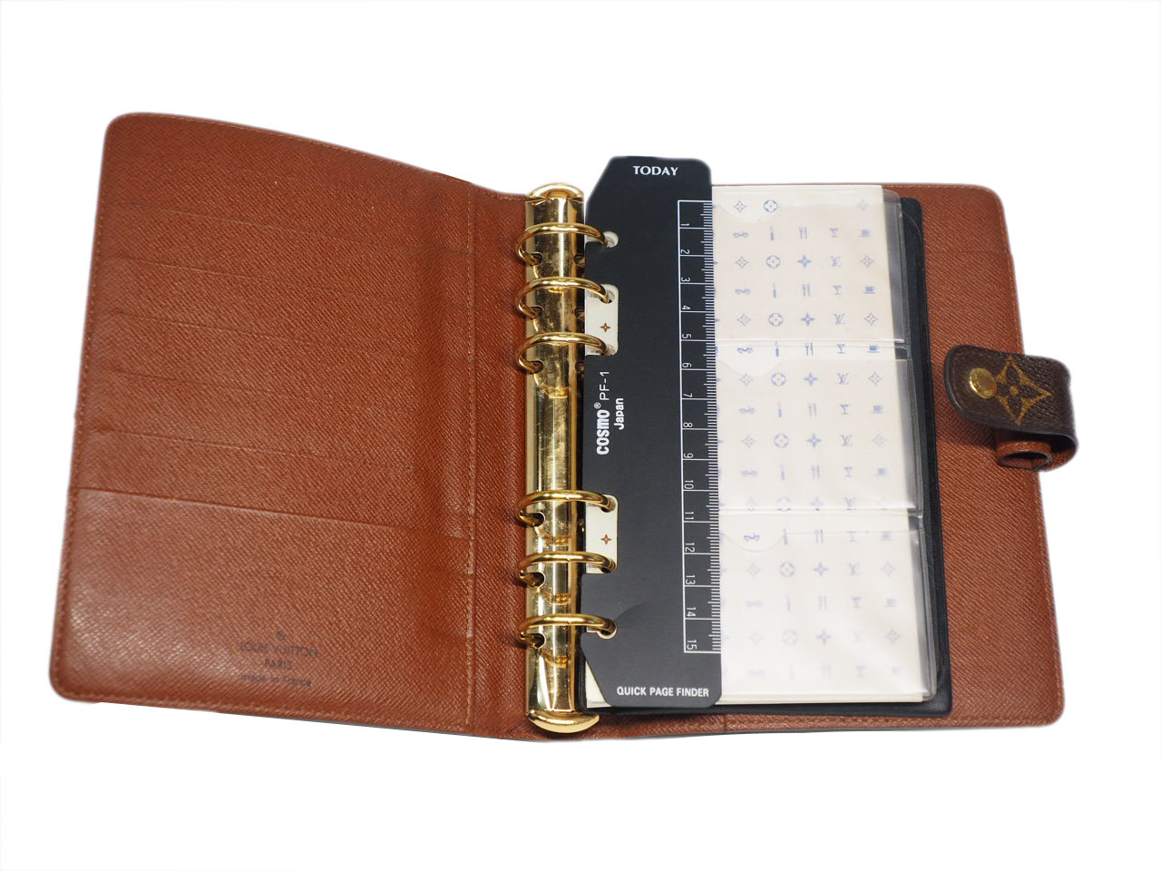 Louis Vuitton R20105 Monogram Canvas Medium Ring Agenda Cover - Image 10