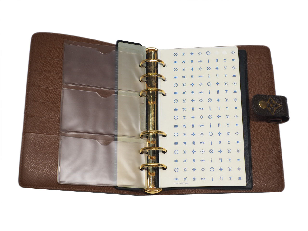 Louis Vuitton R20105 Monogram Canvas Medium Ring Agenda Cover - Image 6