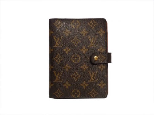Louis Vuitton R20105 Monogram Canvas Medium Ring Agenda Cover